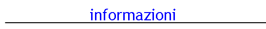 informazioni