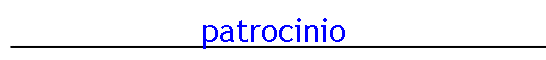 patrocinio
