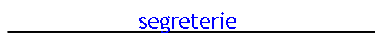 segreterie