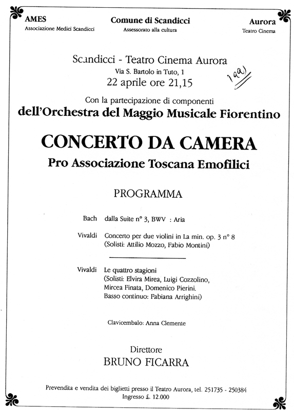1991_Concerto da camera 22 aprile 1991 pro Associazione emofilici