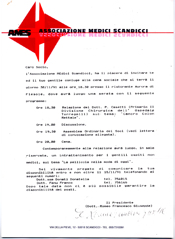 1991_Evento scientifico sociale 30 novembre  1991