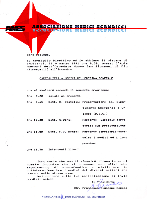 1991_Incontro medici ospedalieri medici di medicina generale 9 marzo 1991