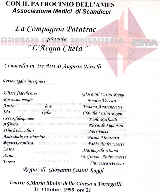 1995_L'acqua cheta 31 ottobre 1995