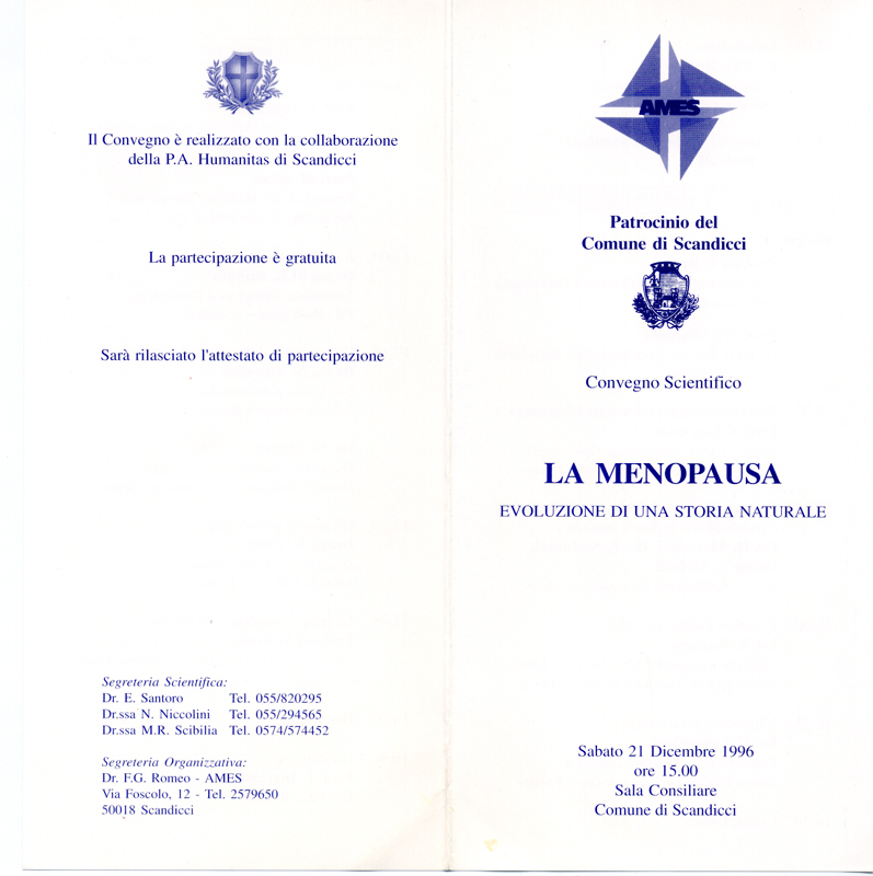 1996_21 dicembre         La menopausa