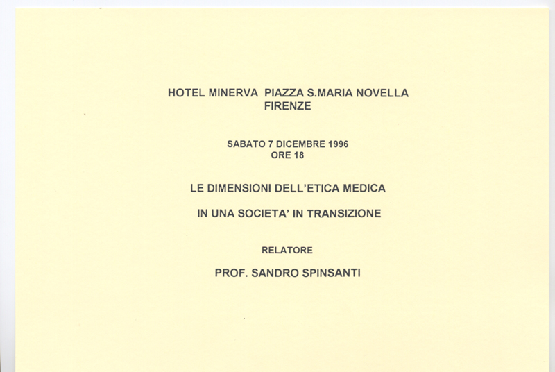 1996_7 dicembre 19996 relazione Spinsanti