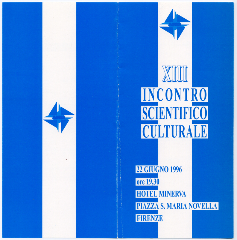 1996_XIII incontro scientifico culturale 22 giugno 1996