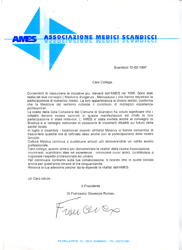 1997_12 febbraio 1997 lettera del Presidente