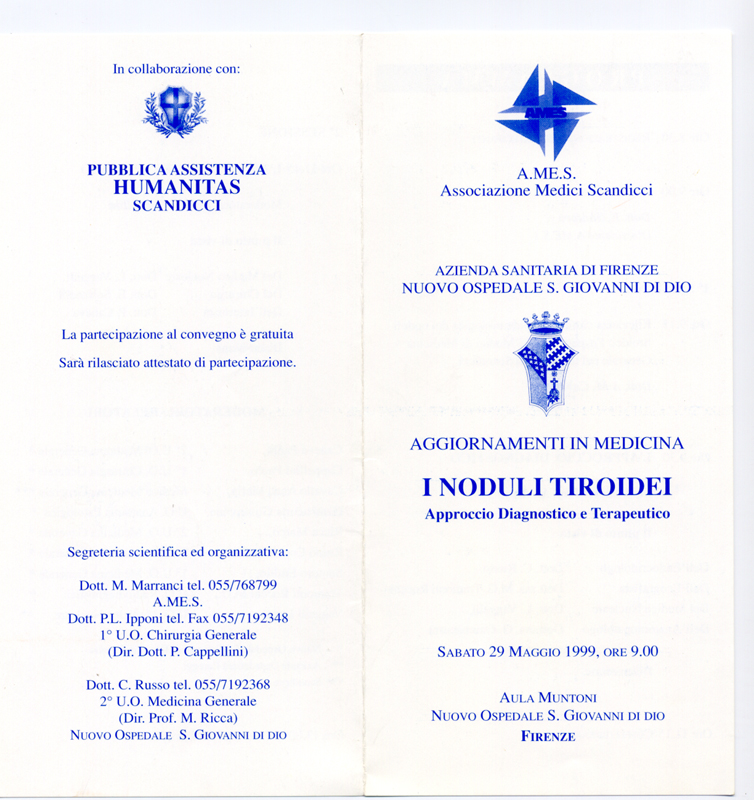 1999_I noduli tiroidei 29 maggio 1999