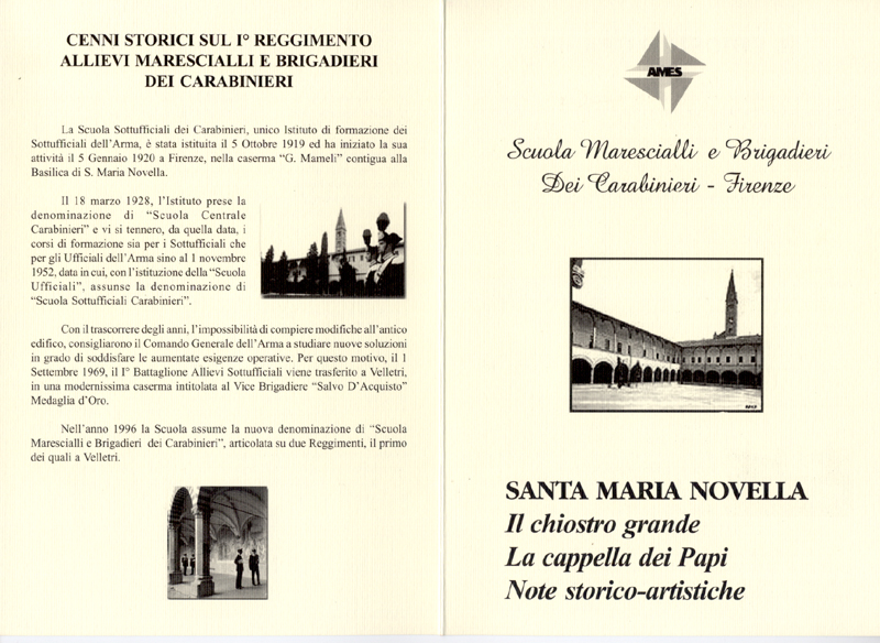 2003_Santa Maria Novella Scuola dei marescialli e dei brigadieri dei Carbinieri 14 giugno 2003