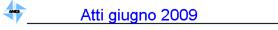 Atti giugno 2009