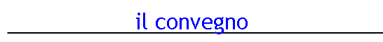 il convegno