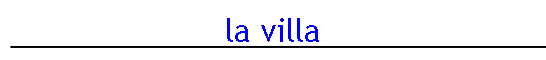 la villa