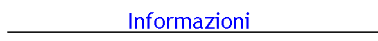 Informazioni